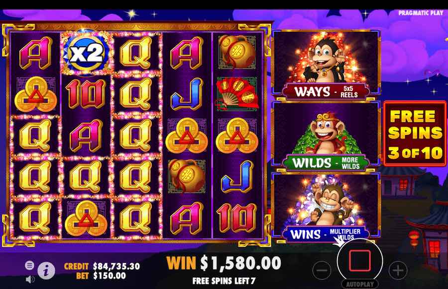 3 Dancing Monkeys Slot Free Spins Feature