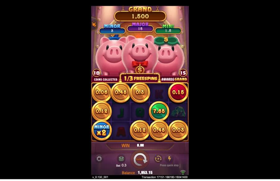 3 Lucky Piggy Slot Bonus Feature