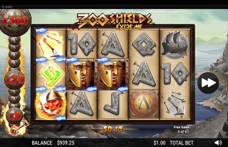 300 Shields Extreme Slot Free Spins Feature