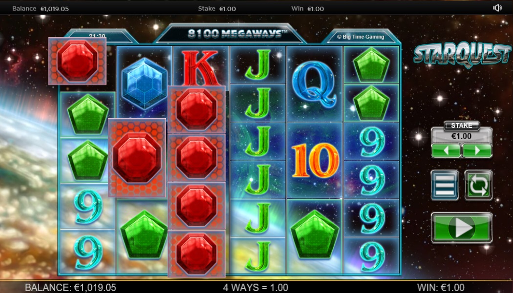 Starquest Slot Paying Left To Right