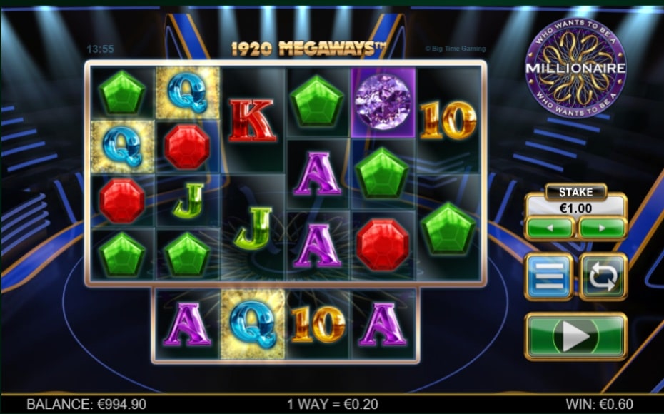 Winning Combinations Will Be Replaced By New Symbols On Millionaire Megaways™