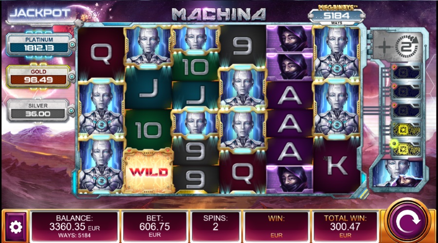 A Minimum Of 10 Cyborgs Anywhere In View Will Award You A Jackpot On Machina Megaways™