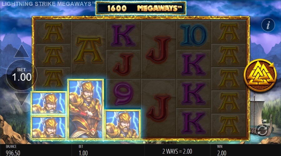 Lightning Strike Megaways™ Slot Paying From Left To Right