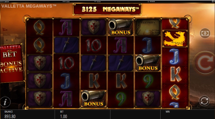 3 More Of The Bonus Scatter Symbols Will Trigger The Free Spin Feature On Valletta Megaways™