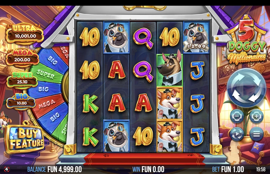 5 Doggy Millionaires Slot