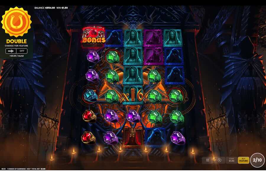 5 Rings Of Darkness Slot Bonus Feature