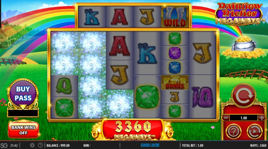 Symbols From Winning Combinations Will Be Removed And Replaced By New Ones On Rainbow Riches Megaways™