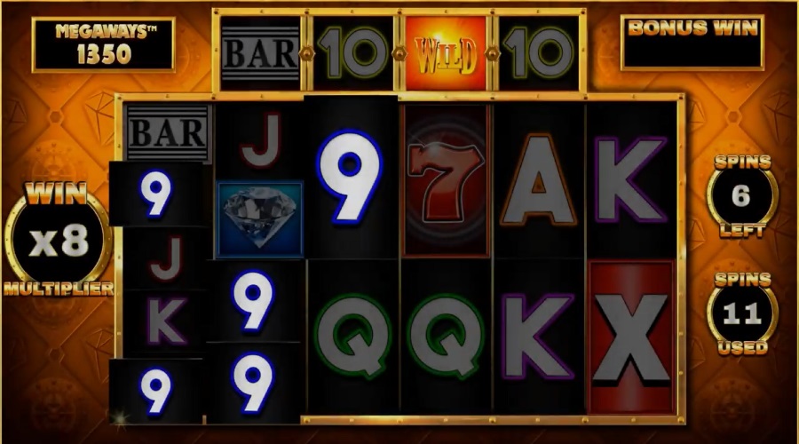 A Winning Cascade During The Free Spin Feature On Bar X Safecracker Megaways™ Will Increase Your Multiplier By X1