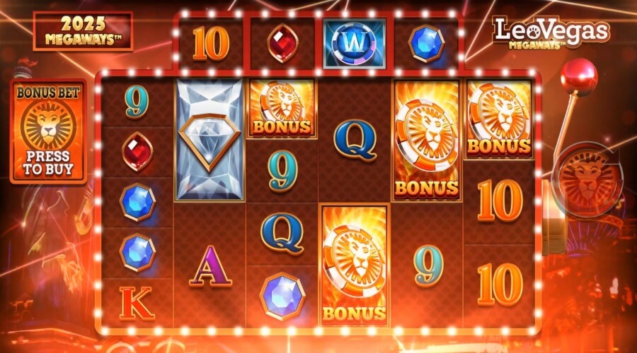 4 Or More Leo Vegas Symbols Will Trigger The Free Spin Feature On Leo Vegas Megaways™ Slot