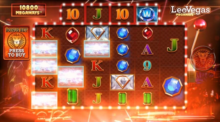 Winning Symbols Are Replaced By New Symbols On Leo Vegas Megaways™