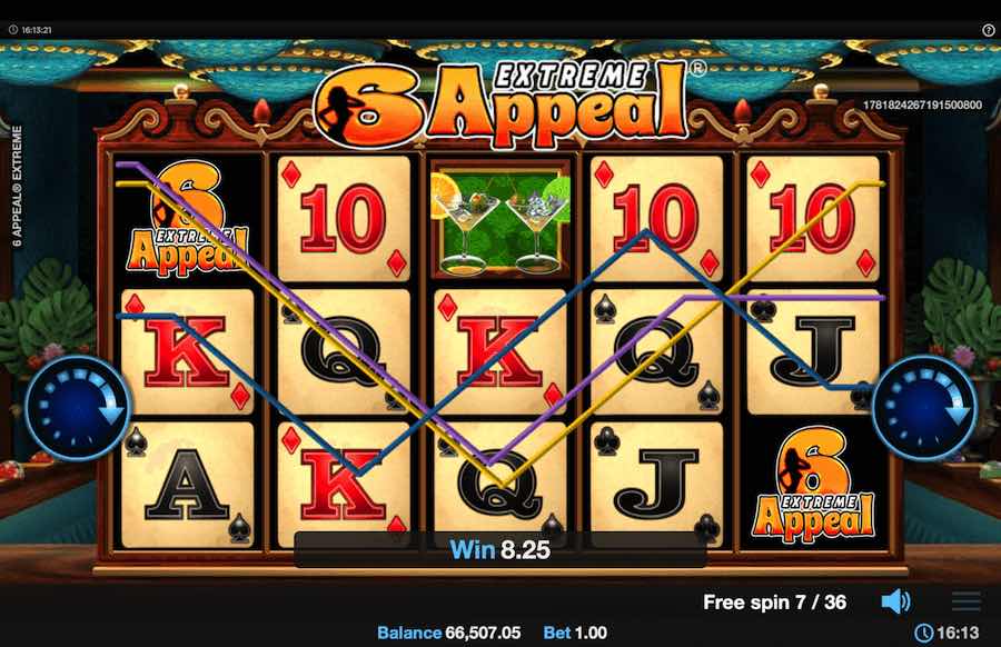 Land 3, 4, Or 5 Scatter Symbols To Trigger The Free Spins Feature On 6 Appeal Extreme Video Slot