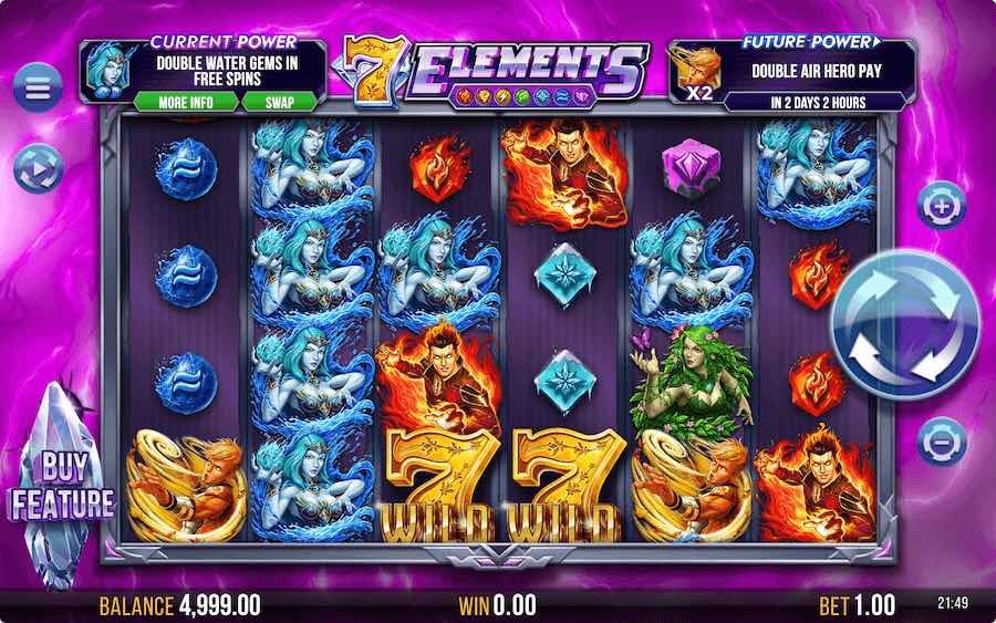 Play With 5 Reels, 4,096 Paylines, And Win Up To 25,000x Your Bet In 4theplayer's 7 Elements Online Slot