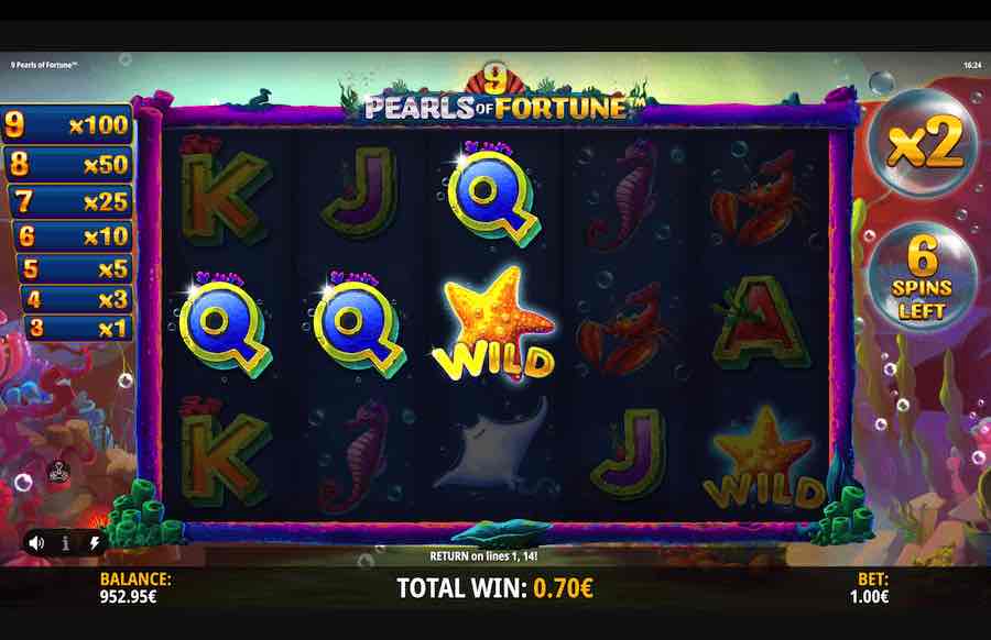 9 Pearls Of Fortune Slot Free Spins Feature