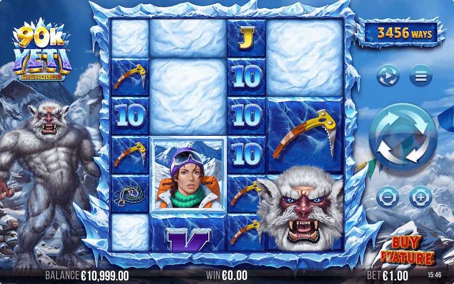 Play With 6 Reels, 46,656 Paylines, And Win Up To 90,000x Your Stake On 90k Yeti Gigablox Slot