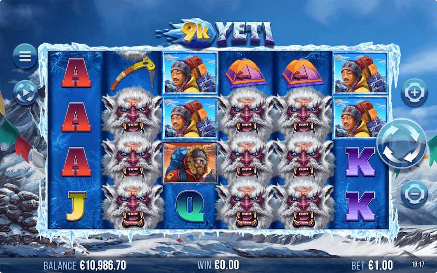 Play With 6 Reels, 4.096 Paylines, And Win Up To 9,012x Your Bet On 4theplayer's 9k Yeti Online Slot