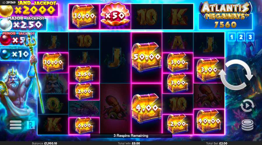 Fill The Reels With As Many Scatter Symbols As Possible To Increase Your Winnings On Atlantis Megaways™