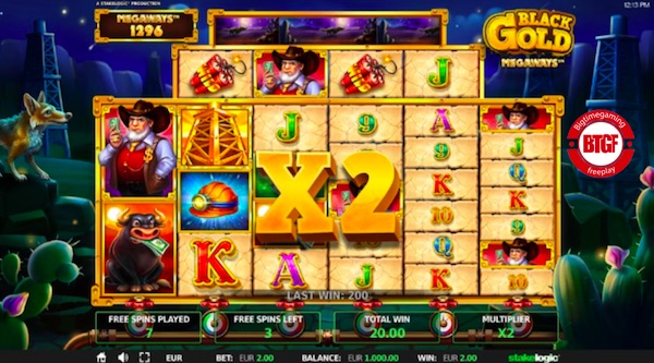 Successful Reel Cascades In The Bonus Round Will Increase Your Multiplier By X1 On Black Gold Megaways™