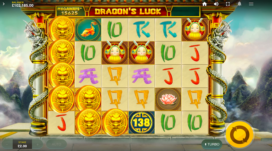 Dragons Luck Megaways™ Features The Mystery Symbol Which Can Change To Any Symbol From The Paytable