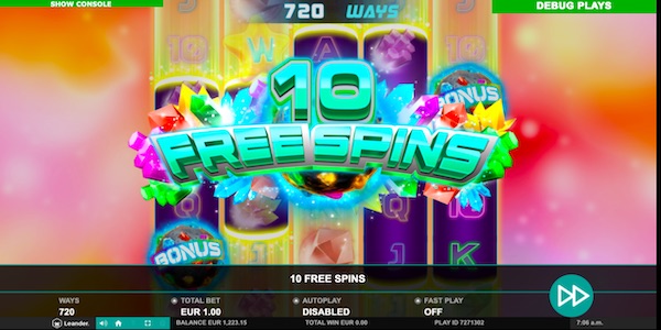 10 Free Spins Will Be Awarded For Triggering The Bonus Round On Gem Zone