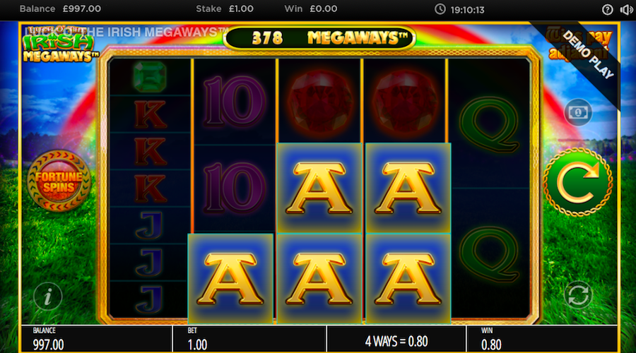 Luck O The Irish Megaways™ Can Pay On The Centre 3 Reels