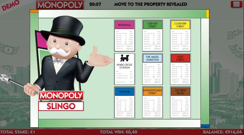 Additional Symbols May Come Into Play On Monopoly Slingo That Can Help You