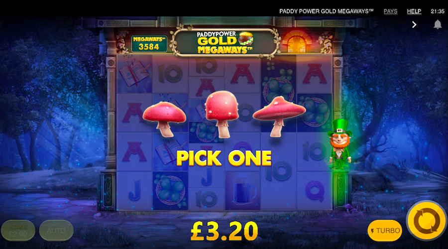 The Leprechaun Feature Can Trigger Randomly On Paddy Power Gold Megaways™