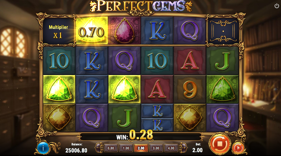 Each Winning Symbol Will Be Replaced By A New One On Perfect Gems