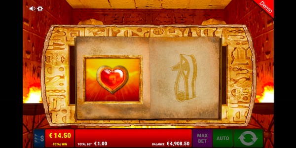 Heart Symbol Selected As The Expanding Symbol For The Free Spin Feature On Ramses Book Slot