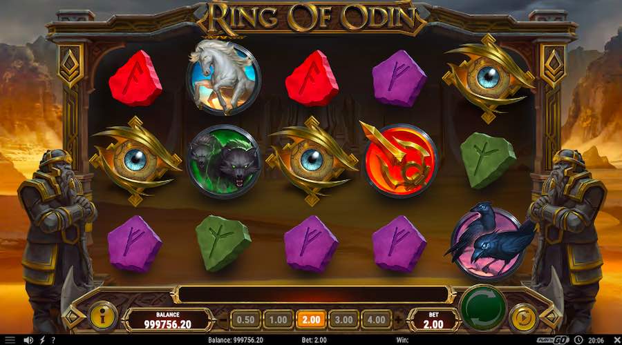 A Scatter Symbol Landing On Reels 1,3, And 5 Will Trigger The Free Spin Bonus On Ring Of Odin