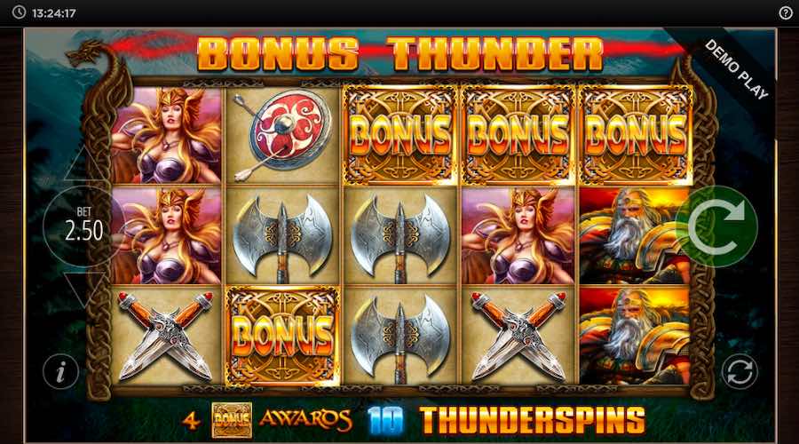 Win Up To 100 Thunders On Vikings Of Fortune Slot