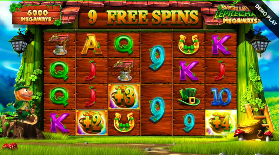 3 Or More Scatter Symbols Will Trigger The Free Spin Feature On Wish Upon A Leprechaun Megaways™