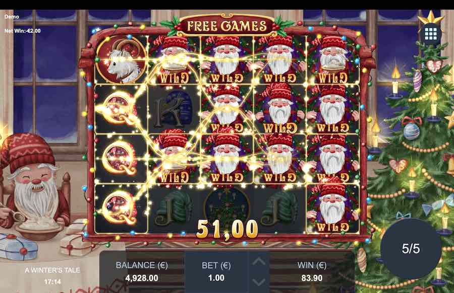 A Winter's Tale Slot Free Spins Feature