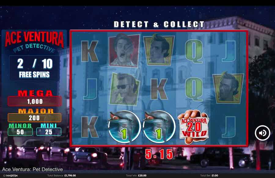 Ace Ventura Pet Detective Slot Free Spins Feature