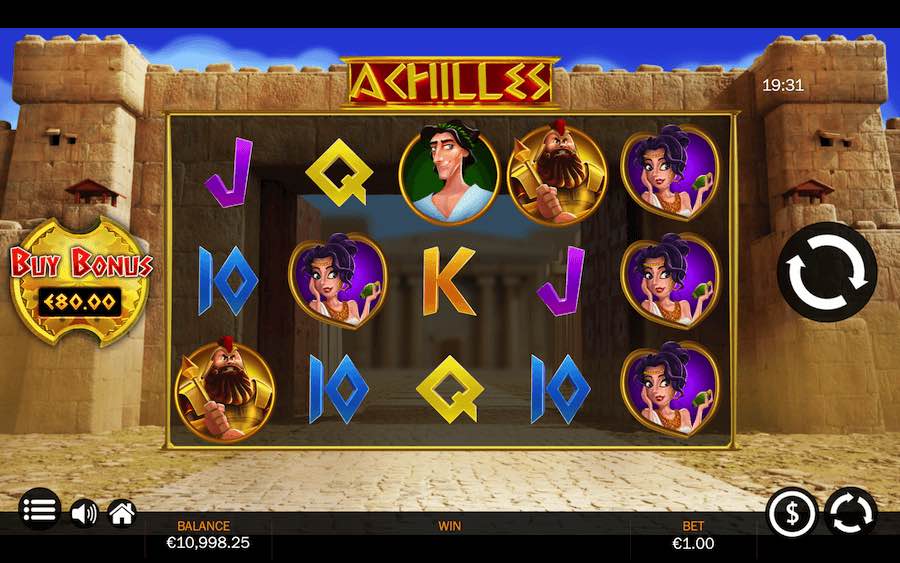 Play With 5 Reels, 20 Fixed Paylines, And Win Up To 5,284x Your Stake In Jelly's Achilles Video Slot