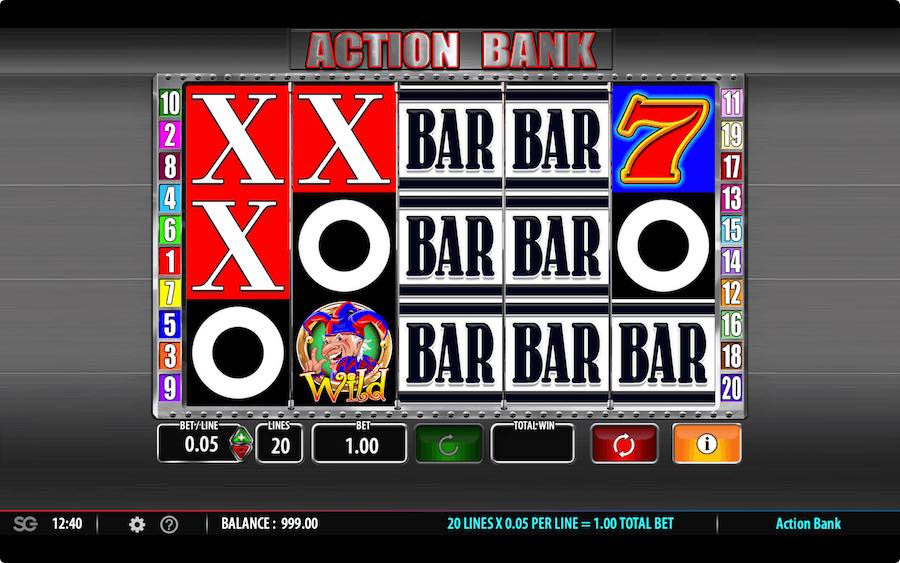 Action Bank Slot Base Game