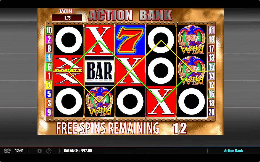 Action Bank Slot Free Spins Feature