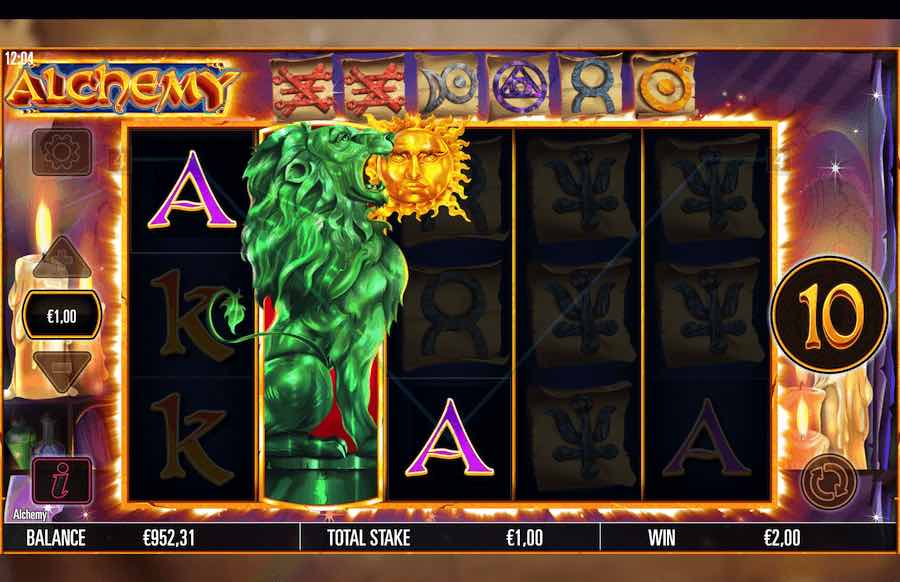 Alchemy Free Spins Feature 