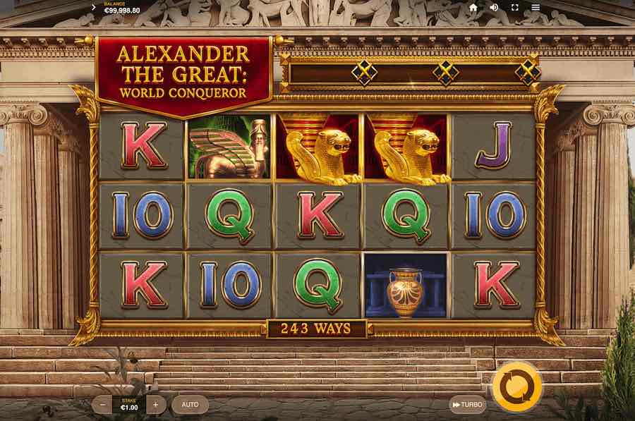 Alexander The Great Slot Paytable