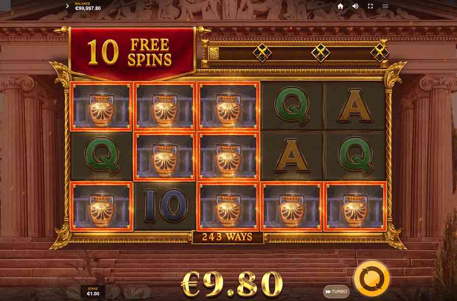 Alexander The Great Slot Free Spins Feature