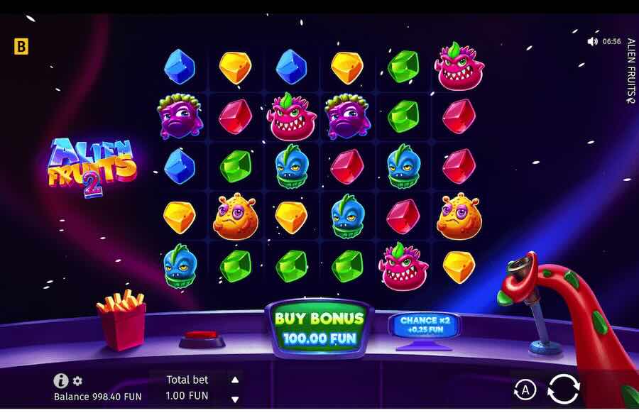 Alien Fruits 2 Slot Base Game