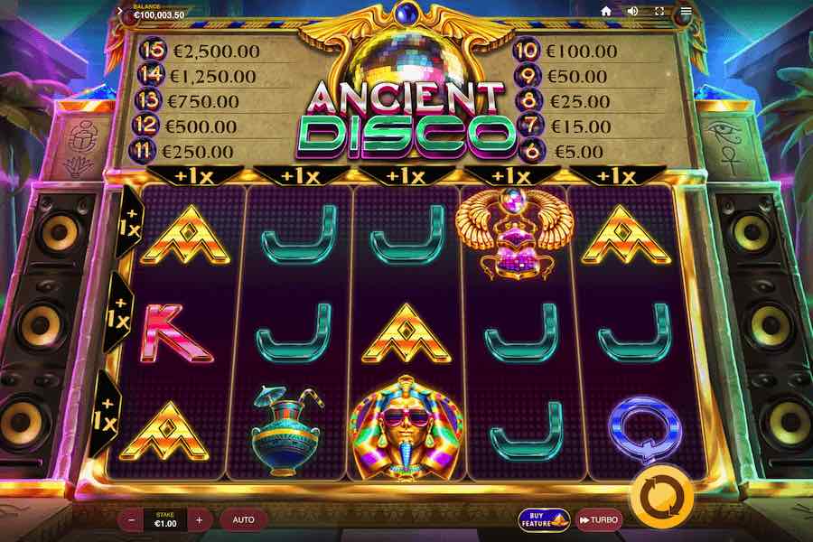 Ancient Disco Slot Base Game