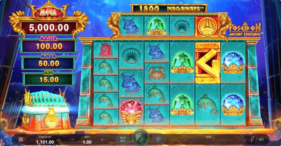 Journey To The Bottom Of The Ocean To Play Ancient Fortunes Poseidon Megaways