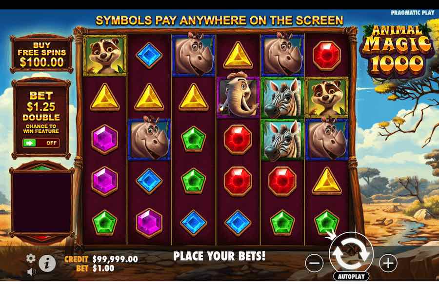 Animal Magic 1000 Slot Base Game