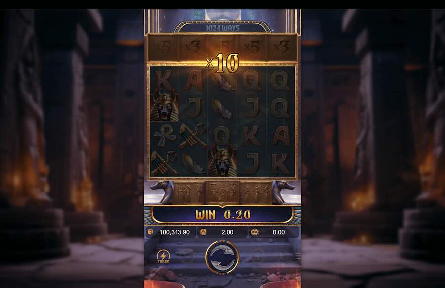 Anubis Wrath Slot Base Game