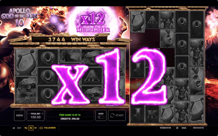 Land 3 Scatter Symbols During Your Play On The Base Game In Apollo God Of The Sun Video Slot And The Free Spins Feature Will Be Triggered