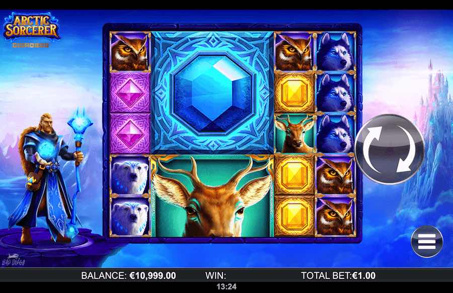 Win Up To 4,720x Your Bet In The Arctic Sorcerer Gigablox Online Slot From Game Provider Reelplay