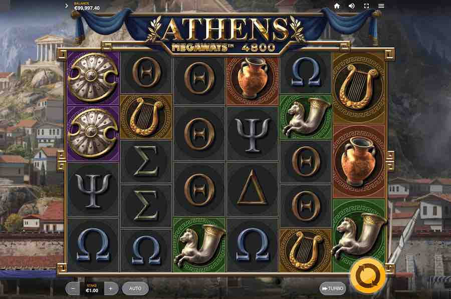 Win Up To 19,992x Your Bet In The Athens Megaways Online Slot From Provider Red Tiger Gaming