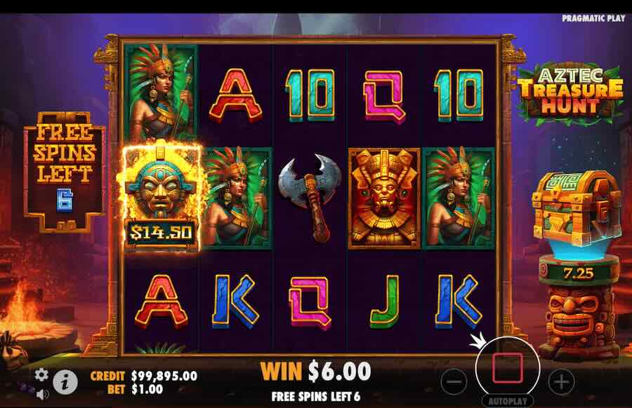 Aztec Treasure Hunt Slot Free Spins Feature