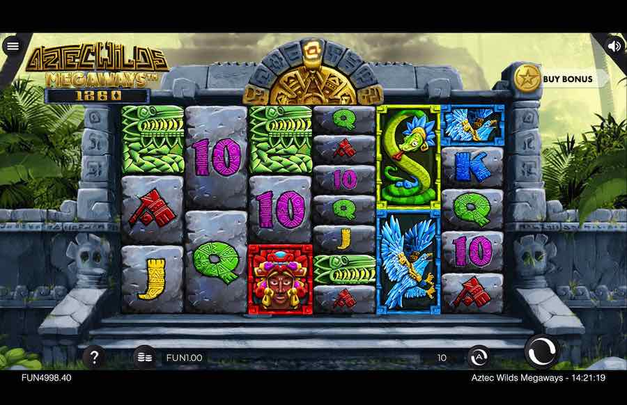 Play With Up To 117,649 Ways To Win In Aztec Wilds Megaways Slot From Iron Dog Studio