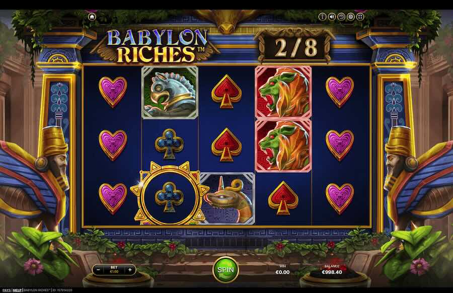 Babylon Riches Slot Base Game